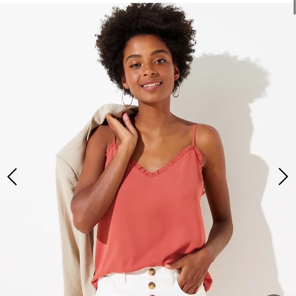 LOFT Ruffle Trim Cami